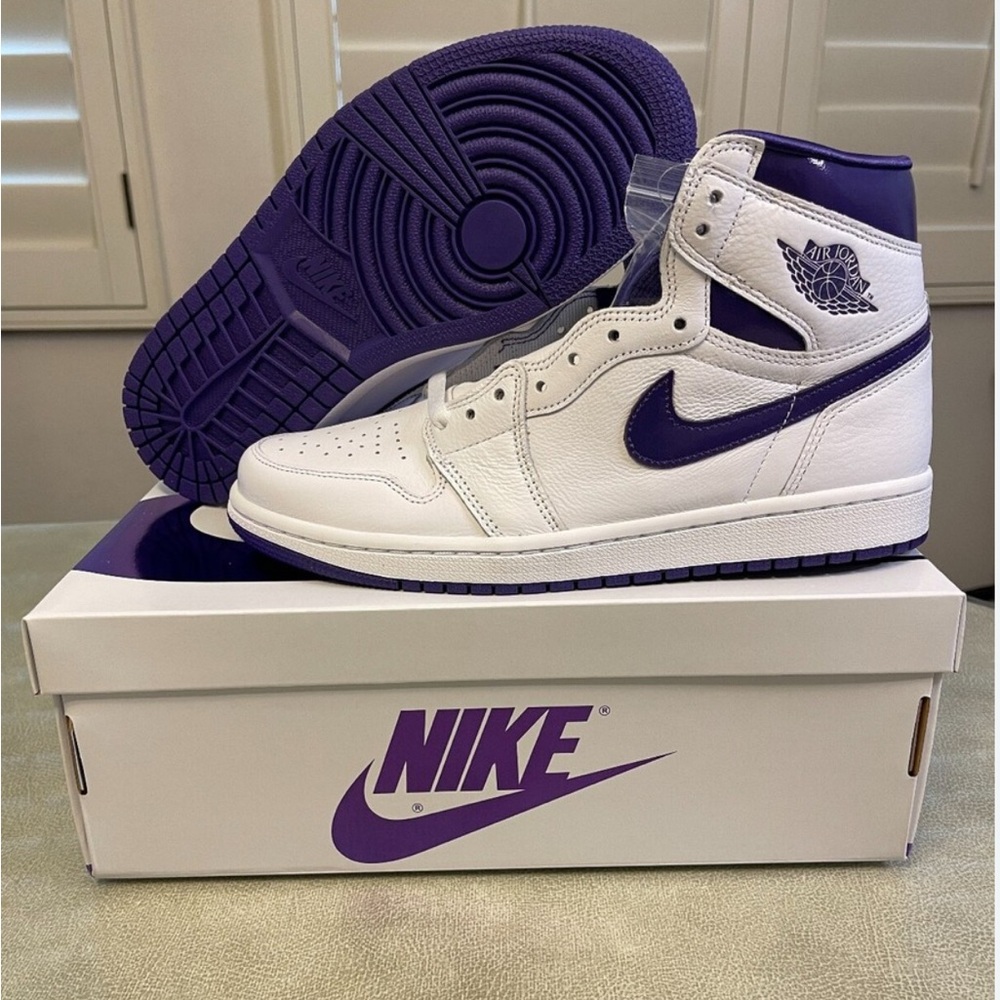 Jordan Women's Sneakers White Purple